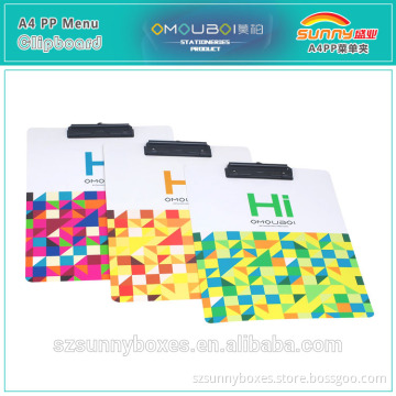 Wholesale Office & School Supplies Plastic A4 Colourful Clipboard